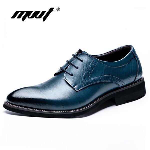 

dress shoes mvvt brand pointed toe men oxfords formal quality split leather flats wedding mvvt#23861, Black