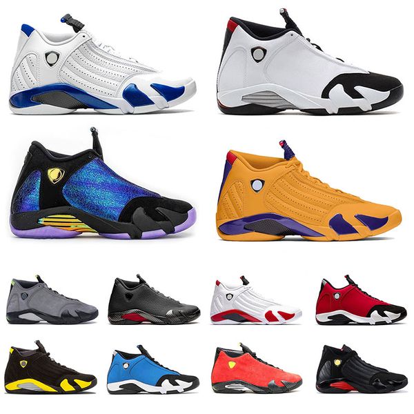 

jumpman 14 mens basketball shoes 14s xiv gym red blue candy cane se black ferrar university gold trainers sports sneakers size 36-47
