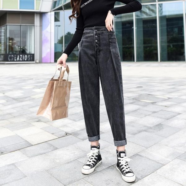 

wide-legged jeans turnip pants show thin torre pants loose handsome tall waist beautiful girl haroun1, Blue