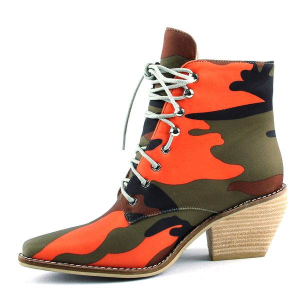 

female 2021 plus size 22-26.5cm denim length printed outdoor and winter boots f4lu, Black