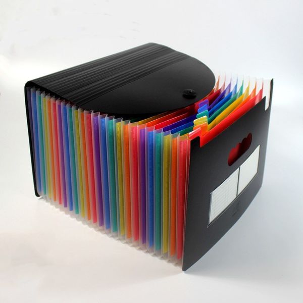 

папка с высокой емкостью с портативным портативным крышкам 24 кармана расширение папки «аккордер» папка «папка для хранения бумаги» my-inf06