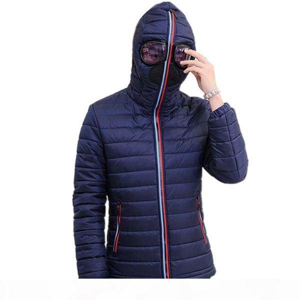 

mens warm camperas children windproof quilted jacket winter jackets men parkas with glasses padded hooded coat, Tan;black