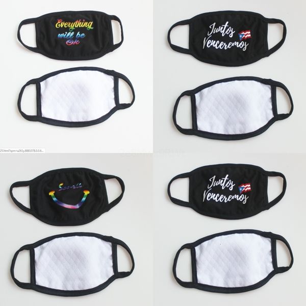 

color washable anti dust cotton face alf mask black fashion protective dustproof sports kid children masks filter sponge mask#952