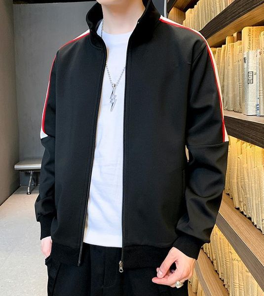 

men s designers jackets bomber jacket men gray softshell windbreakers rain casual jackets loose thin coat zipper streetwear black,blue a85z#, Black;brown