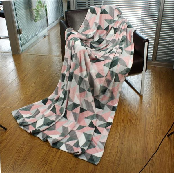 

130160cm 100 coral velvet throw одеяло для софы авиаперелета пледы manta цветные ромб soft одеяло простыня cobertor bl001 wmtsnq pthome