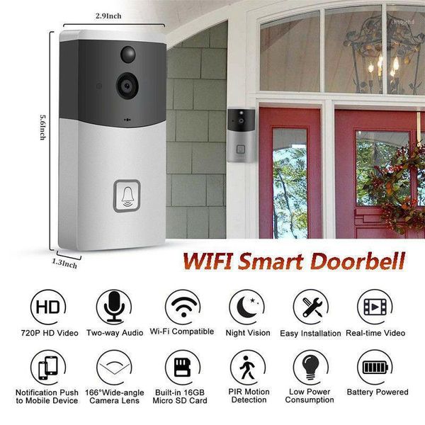 

wifi ring doorbell smart wireless bell camera video phone intercom home security call intercom for apartment door bell ring1