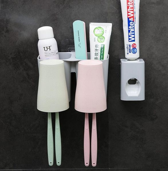 

treesmile зубная щетка держатель зубной пасты соковыжималка диспенсер аксессуары для ванной комнаты наборы панч free стеллаж для хранения бы