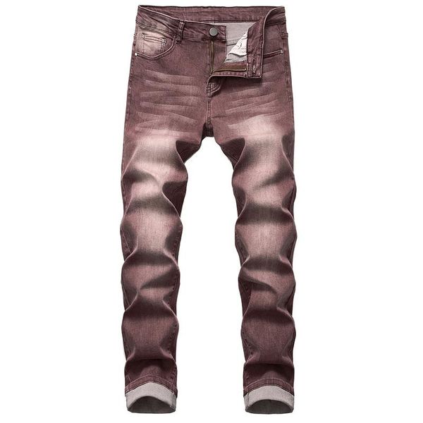 

men's jeans men spring autumn retro pants casual denim large size 28-42 fashion trousers, Blue