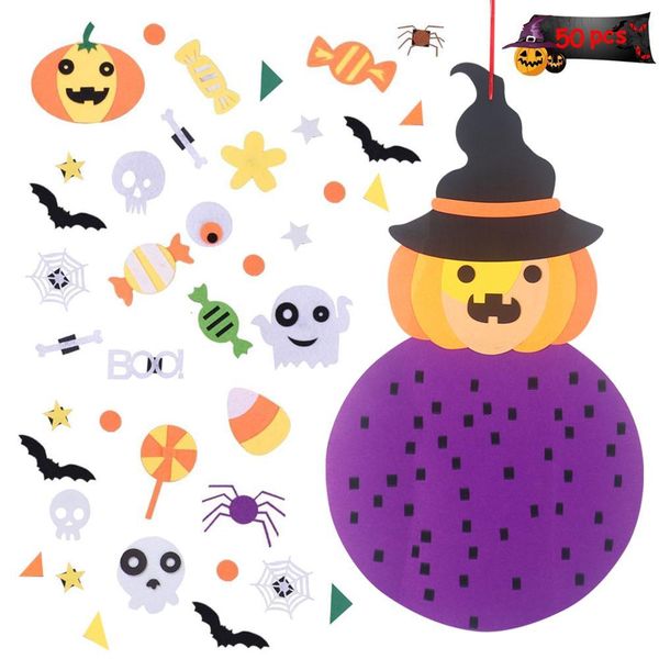 

qifu vilk pompoen heks тыква голова diy фиолетовый хэллоуин украшения хэллоуин вечеринка украшения для детей детские душевые принадлежности