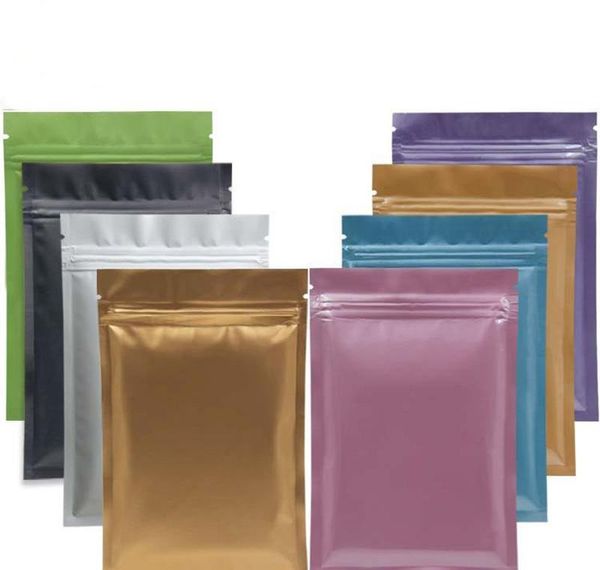 

fedex multi colors resealable zip mylar bag food storage aluminum foil bags plastic packaging bag sqctlx new_dhbest