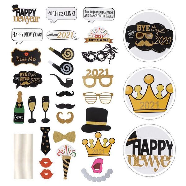 

29шт фото реквизиты поратра творческие портативные реквизиты selfie для новогодних 29 шт. фото деформат дешево спектр качества sqcgew