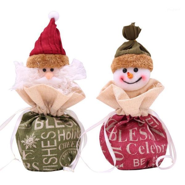 

christmas apple bags xmas party new year home decors gift bags candy pouch1