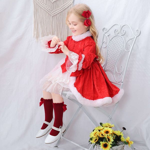 

autumn and winter 2020 new pengpeng lolita court drs red long sve girl princs skirt, Red;yellow