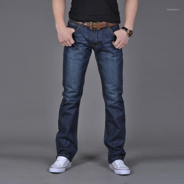 

new 2020 men's jeans casual autumn denim cotton hip hop loose work long trousers jeans pants men pants slim fit1, Blue