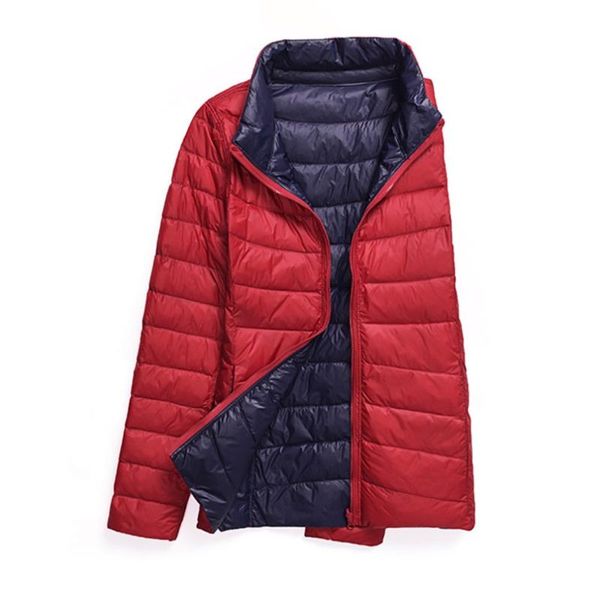 

women's jackets 5xl 6xl winter down women duck coats slim warm parka casual coat ultra light autumn outerwear double-side plus size, Black;brown