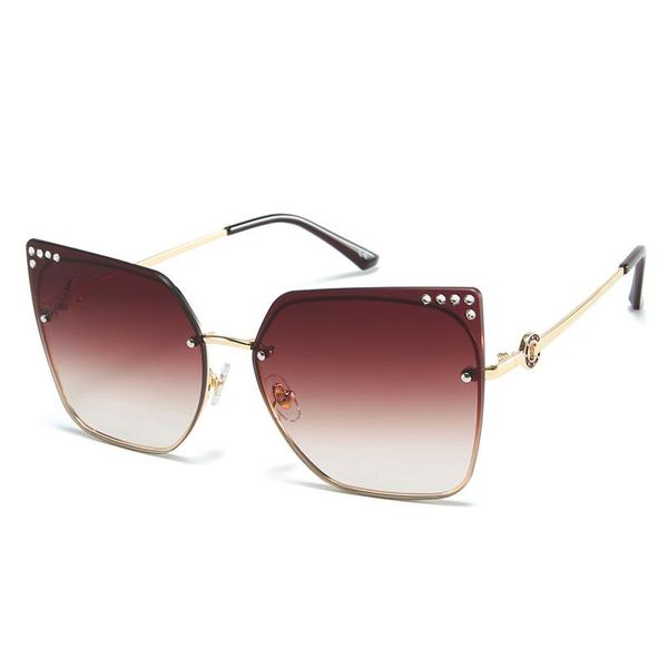 

sunglasses luxury stone women vintage metal frame sun glasses for outdoor summer gafas oculos shades s8051df, White;black