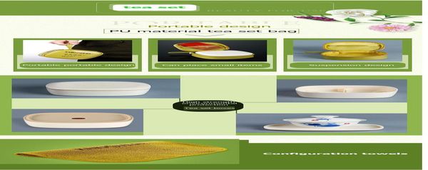 

нести синий и белый фарфоровый туристический чайный аппарат портативный набор чайного набора носить на синем для продажи jllxtf