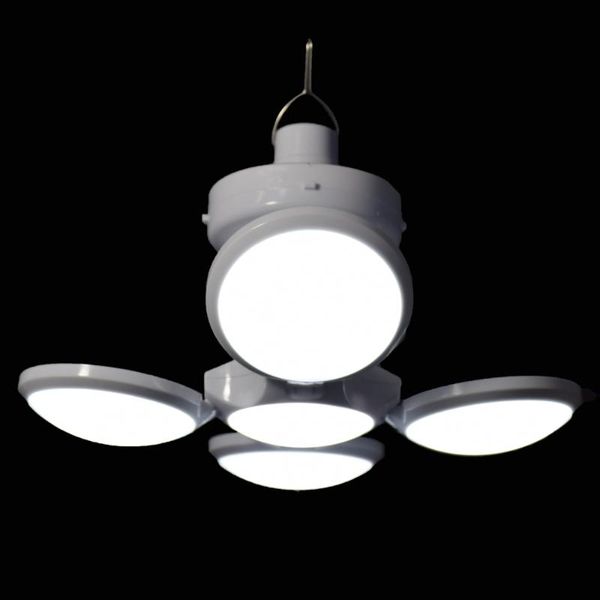 

rechargeable led camping lantern tent foldable light portable emergency night market solar light dc charge ufo lamp for garden