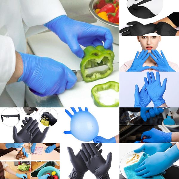 

cleaning 100pcs disposable nitrile latex for food laboratory rubber gloves multifunctional home tools newoutlet7xc1