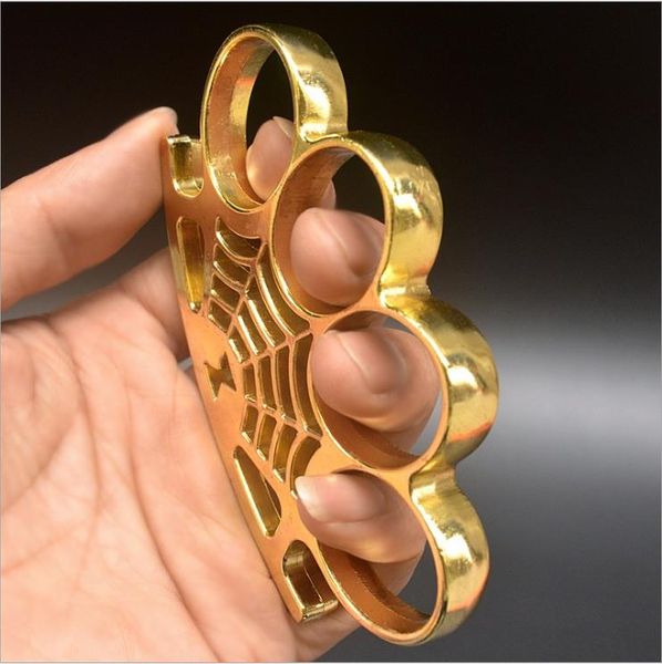 

456 self-defense spider web self-defense weapon hand support iron four-finger tiger knuckle brass ring martial arts fight boxing ring