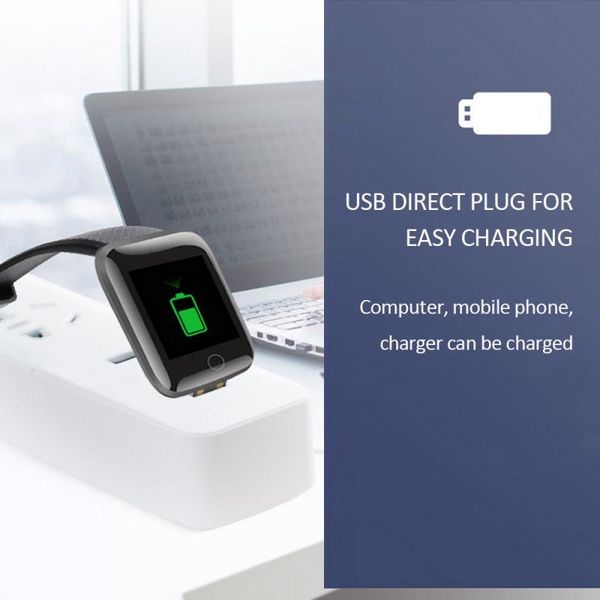 

116 plus smart watch band pedometer bracelet smart health watch fitness band wristband blood pressure heart rate monitor bands wmtsru