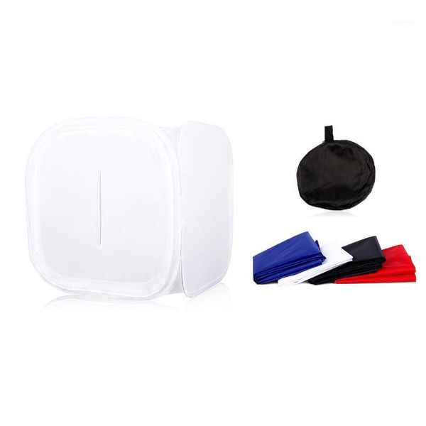 

lighting & studio accessories cy 80x80cm po light tent multi-function box shoot softbox soft with 4 backdrop1