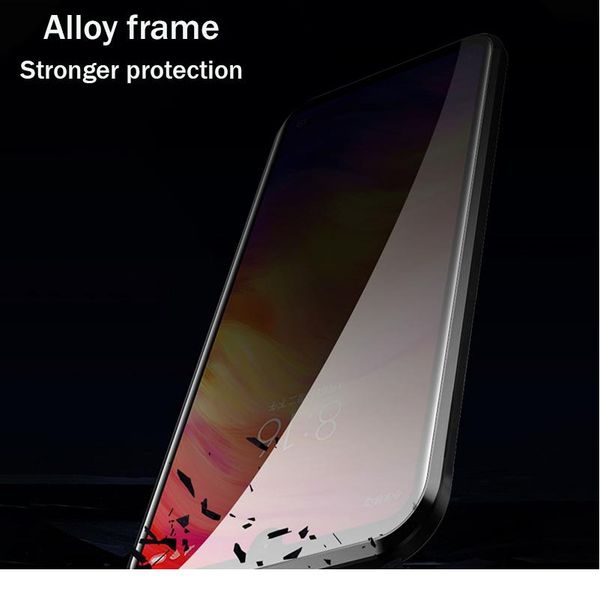 

double sided glass privacy magnetic metal phone case for xiaomi redmi note 9s 10 9 8 7 pro 8t mi jllavj