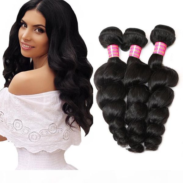 

unprocessed brazilian kinky straight body loose deep wave curly hair weft wholesale peruvian indian malaysian human hair ing, Black