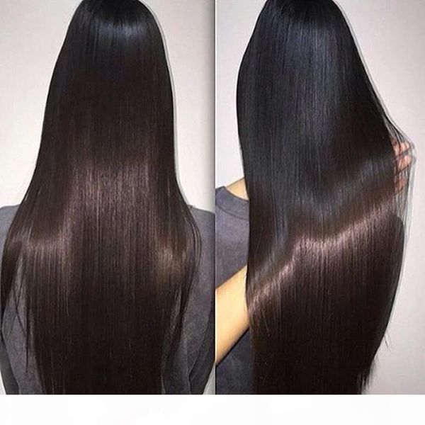 

9a brazilian virgin human hair bundles closure straight body wave ear to ear lace frontal with 3 bundles hair extensi, Black;brown
