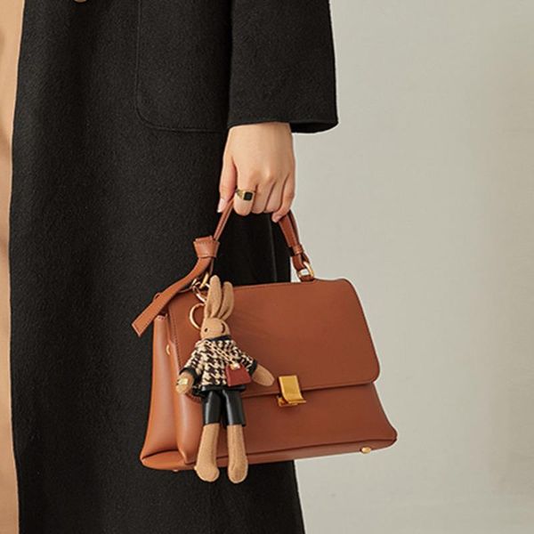 

quatyle leather bag 2020 new fashion women's solid color one shoulder messenger pack portable commute large bag d863