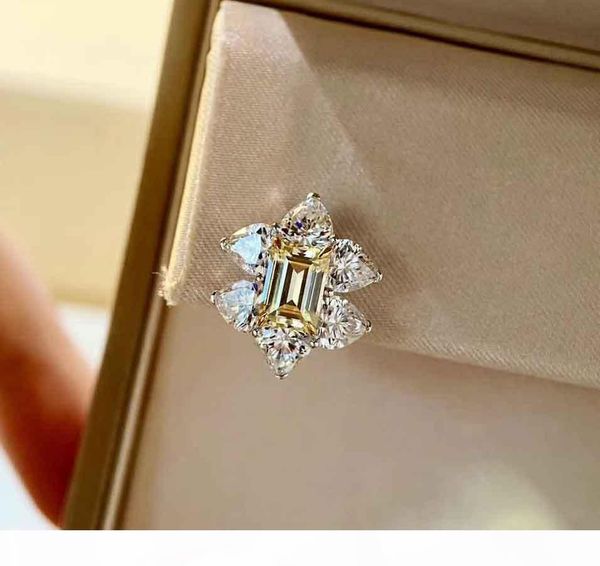 

2020 luxurious quality drop earring with white shell and tiger eye stone flowers pendant for women jewelry gift ps3457, Golden