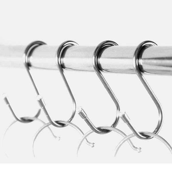 

stainless steel double s shape storage hook purse hook for bathroom kitchen wall and door organizer acc bbyuab