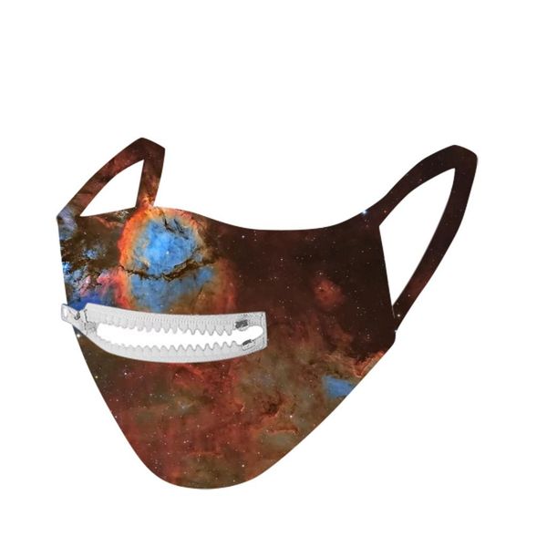 

1pc mouth masks washable protective mask men & women reusable zipper mask easy to drink fashionable dust earloop mask bbyruz