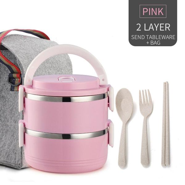 

достойкая японская коробка для обеда для детей портативный еду контейнер из нержавеющей стали bento коробка с посудой кухня bento обед короб