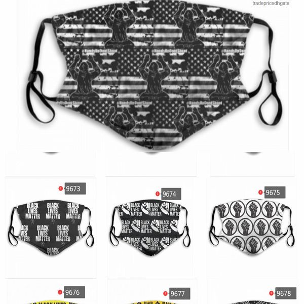 

women designer new men and 2020 shipping cotton masks american balck lives matter pm2.5 mask 14
