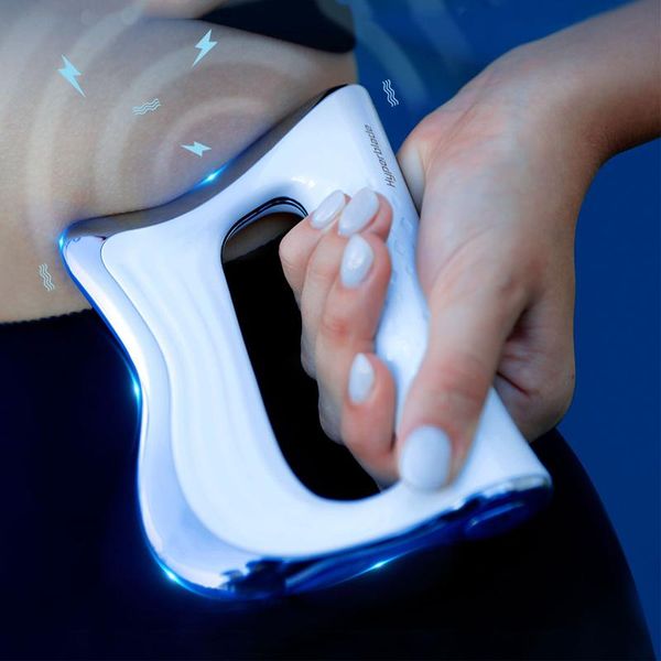 

электрический глубокий тканевой массажер для мышц iastm tool nmes microvibrate massager electric gua sha scrape thashic thisterapy