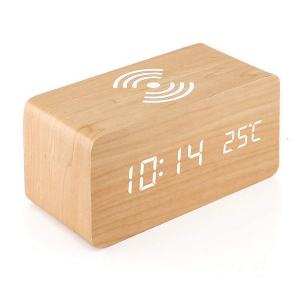 

alarm electronic table desk clocks digital watch clock for home, Silver
