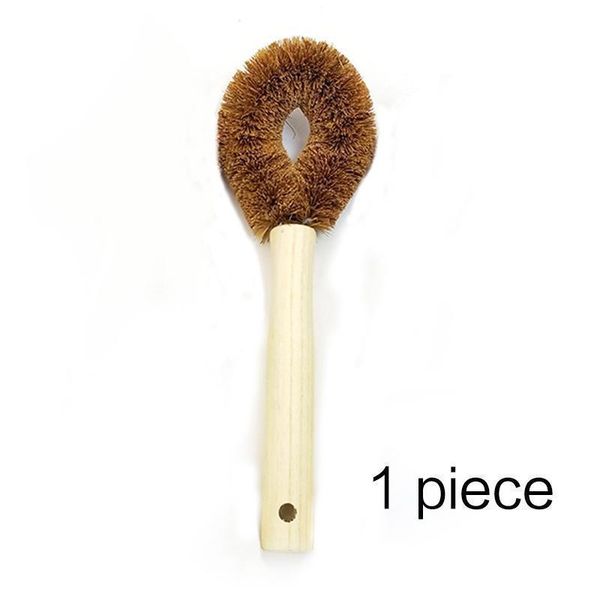 

kitchen cleaning brush natural coir brush hemp fiber non stick skillet brush oil degreasing dish washing cup pot h wmtxlv