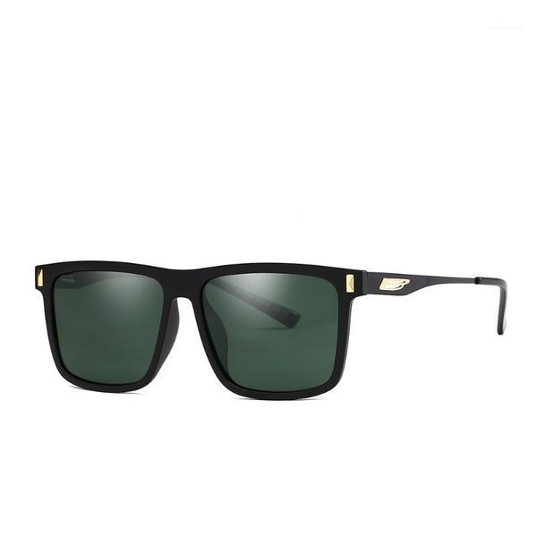 

sunglasses men vintage rectangle tr90 polarized driving sun glasses with black green blue silver uv400 lens rivets 1949cj1, White;black