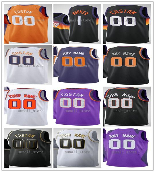 

2021 printed chris 3 paul devin 1 booker deandre 22 ayton e'twaun 55 moore jae 99 crowder mikal 25 bridges dario 20 saric jerseys, Black;red