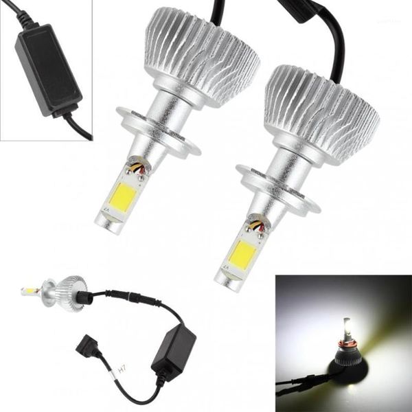 

2pcs 30w 2200lm h7 led light headlight vehicle car hi/lo beam bulb kit 6000k white1
