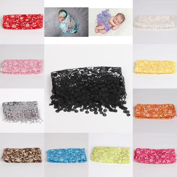 

newborn baby lace wraps with tassel props flower embroidered infant girl p blanket swaddle scarf 4 n2rg5