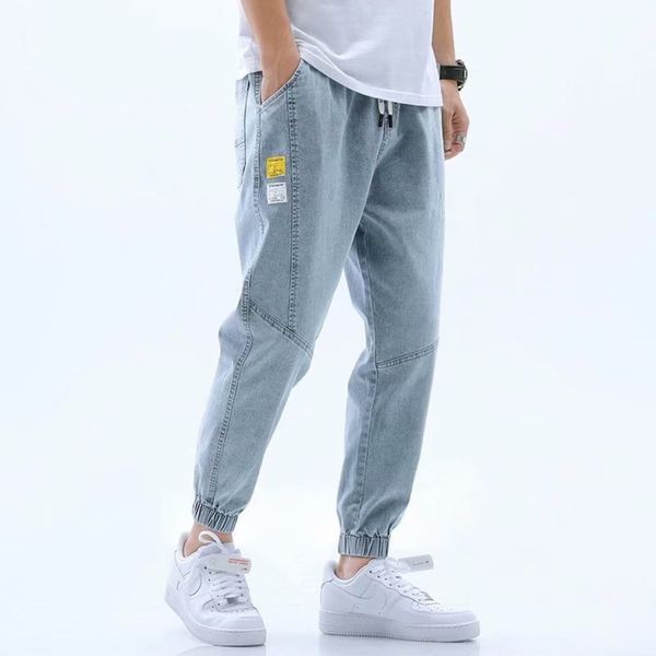 

men's loose jeans, simple dign, comfortable, suitable for all students, s-5xl, Blue