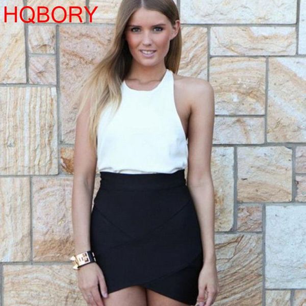 

skirts black cross elastic knitted 2021 arrival women mini bandage bodycon skirt