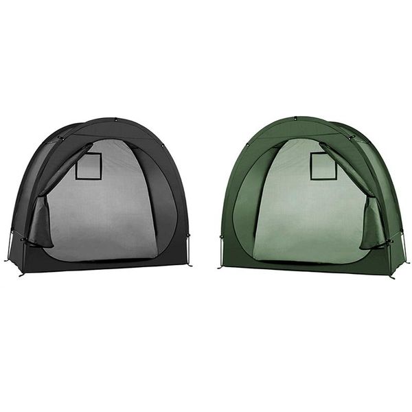 

outdoor bike tent bike storage shed 190t bicycle storage shed with window design for outdoors camping home garden