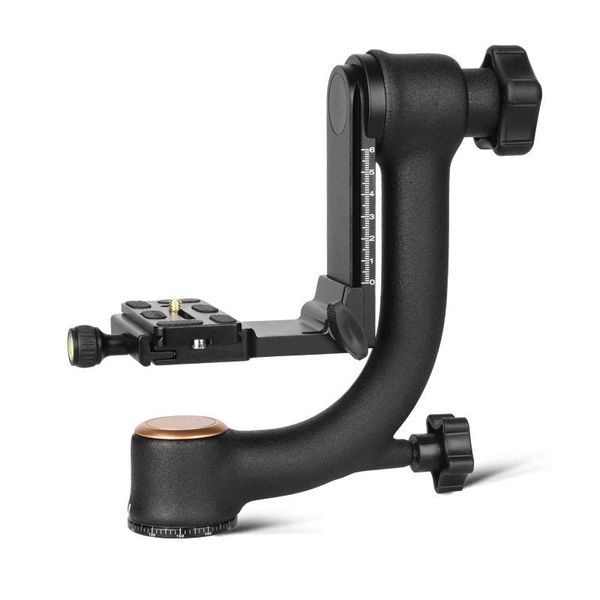 

professional camera gimbal tripod head for big load capacity camera telep lens 1/4 screw 48mm diameter
