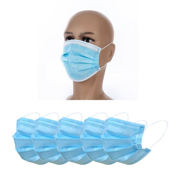 

pink masks disposable face mask mascherine meltblown non woven masks three layers anti-dust waterproof breathable ship fast