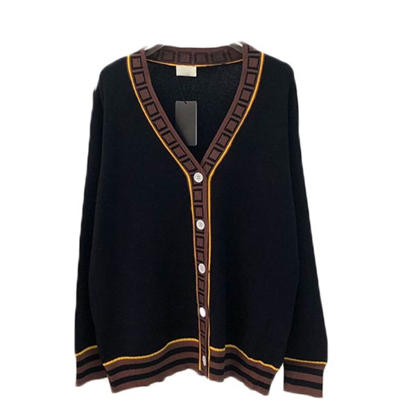 

womens knits jackets fashion man casual knit cardigan spring letter pattern, White