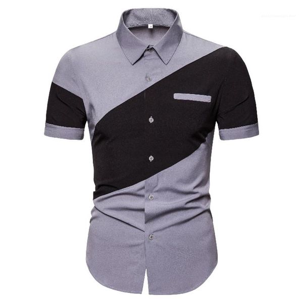 

clothing summer mens designer polos fashion short sleeve lapel neck panelled loose mens tees casual males, White;black