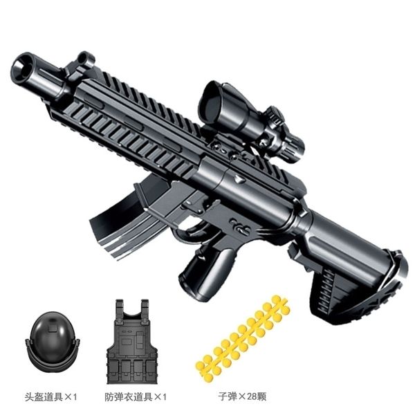 

4144mini alloy m24 m16 model soft bullets sniper assault rifle toy gun for children boys birthday gifts